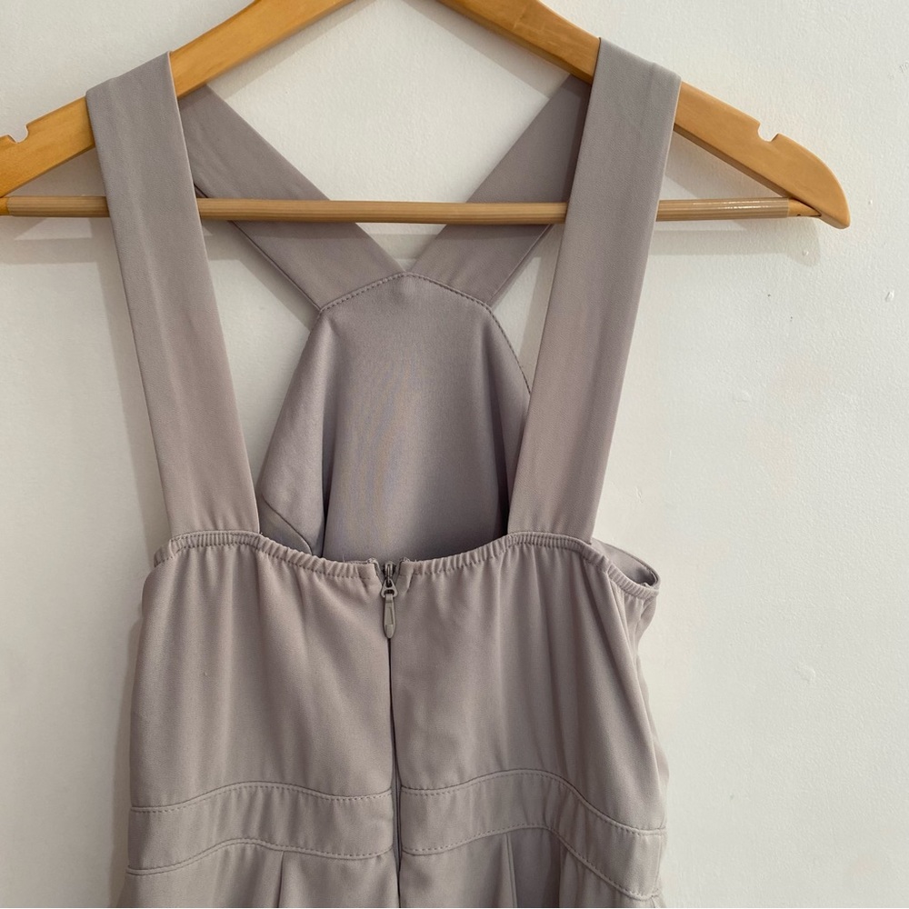 Lulu’s S Forevermore Grey Skater Dress - Picture 3 of 12